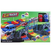Clixtracks, Bilbana med 240 delar & 2 bilar