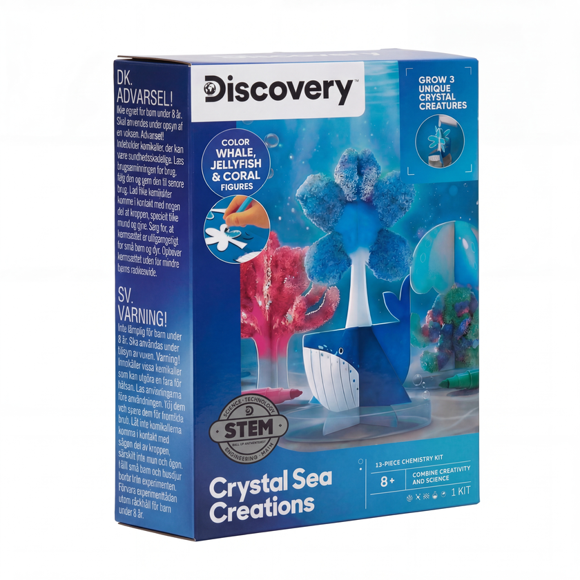 Discovery - Crystal Grow Kit Sea Creations 3 Creatures