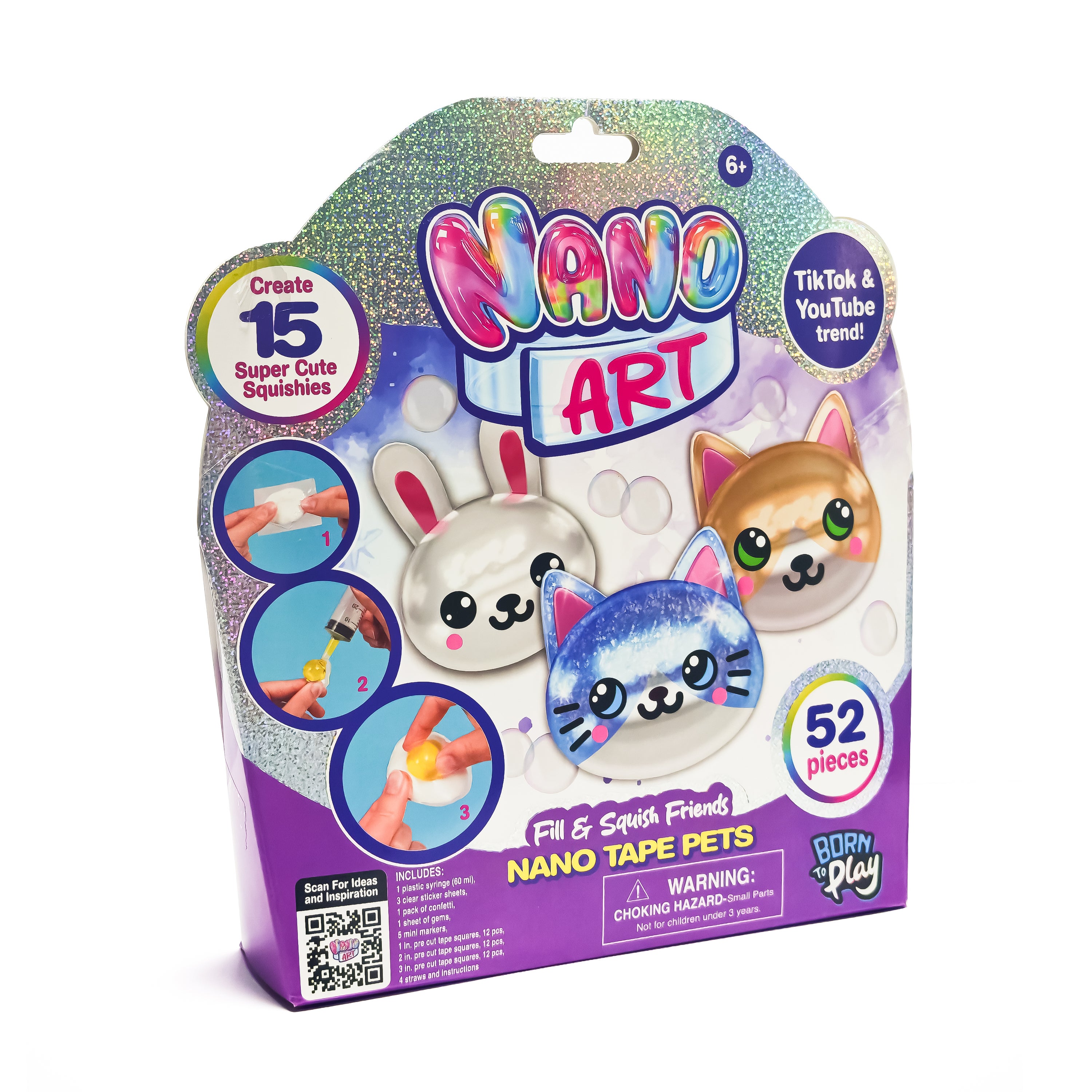 Nano Art, Fill And Squish Friends