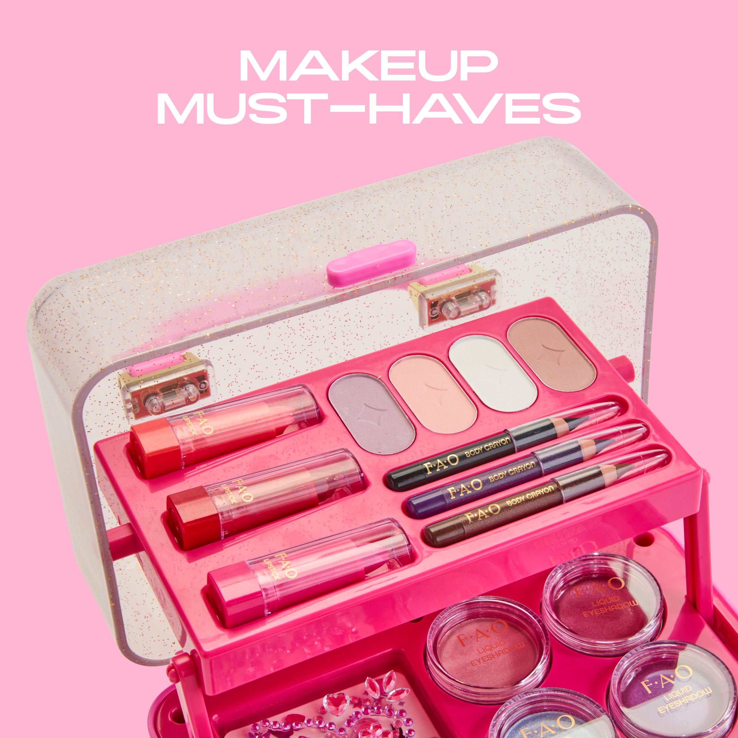 FAO SCHWARZ Makeup Caddy 27-delat sminkset