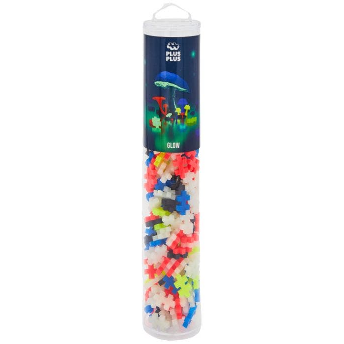 Plus-Plus, Glowmix Tube / 240 pcs.