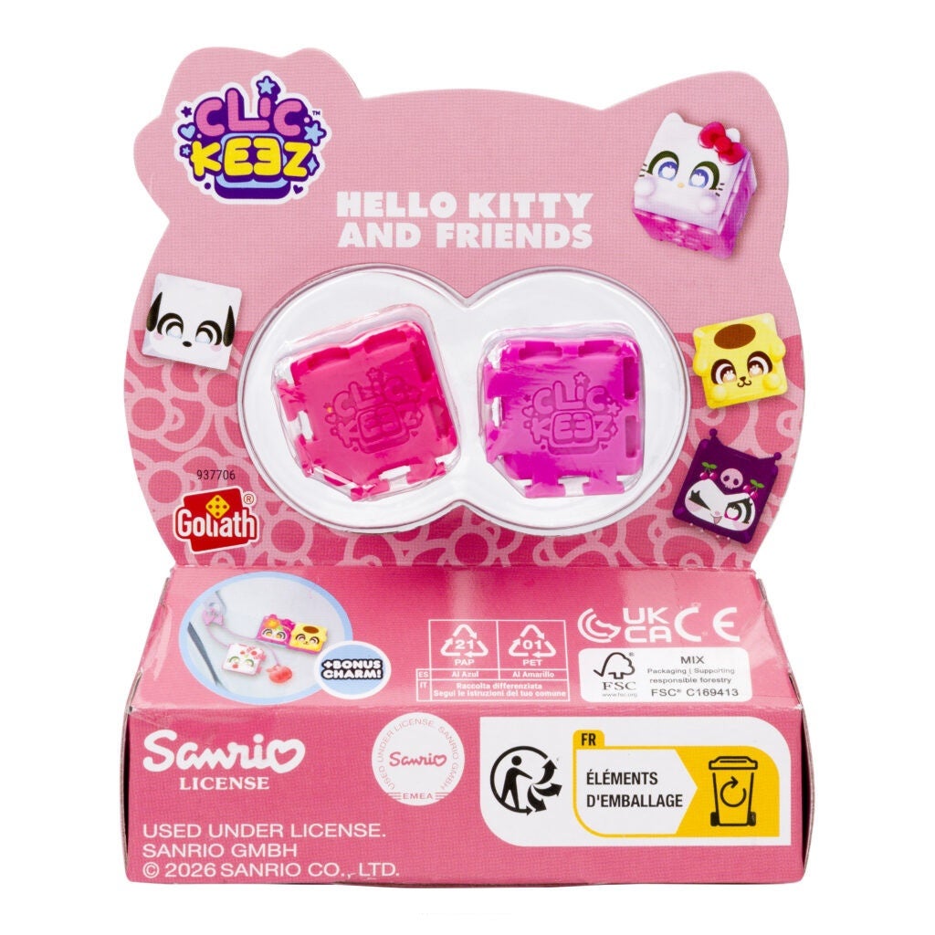 Clickeez Hello Kitty Klickbar Fidget-Nyckelring