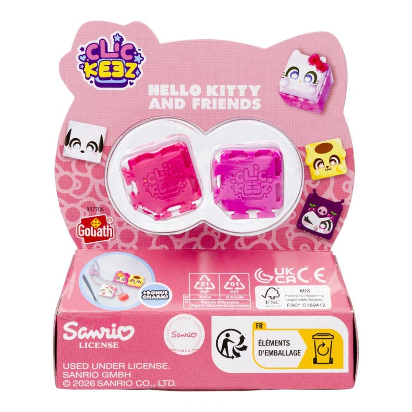 Clickeez Hello Kitty Klickbar Fidget-Nyckelring