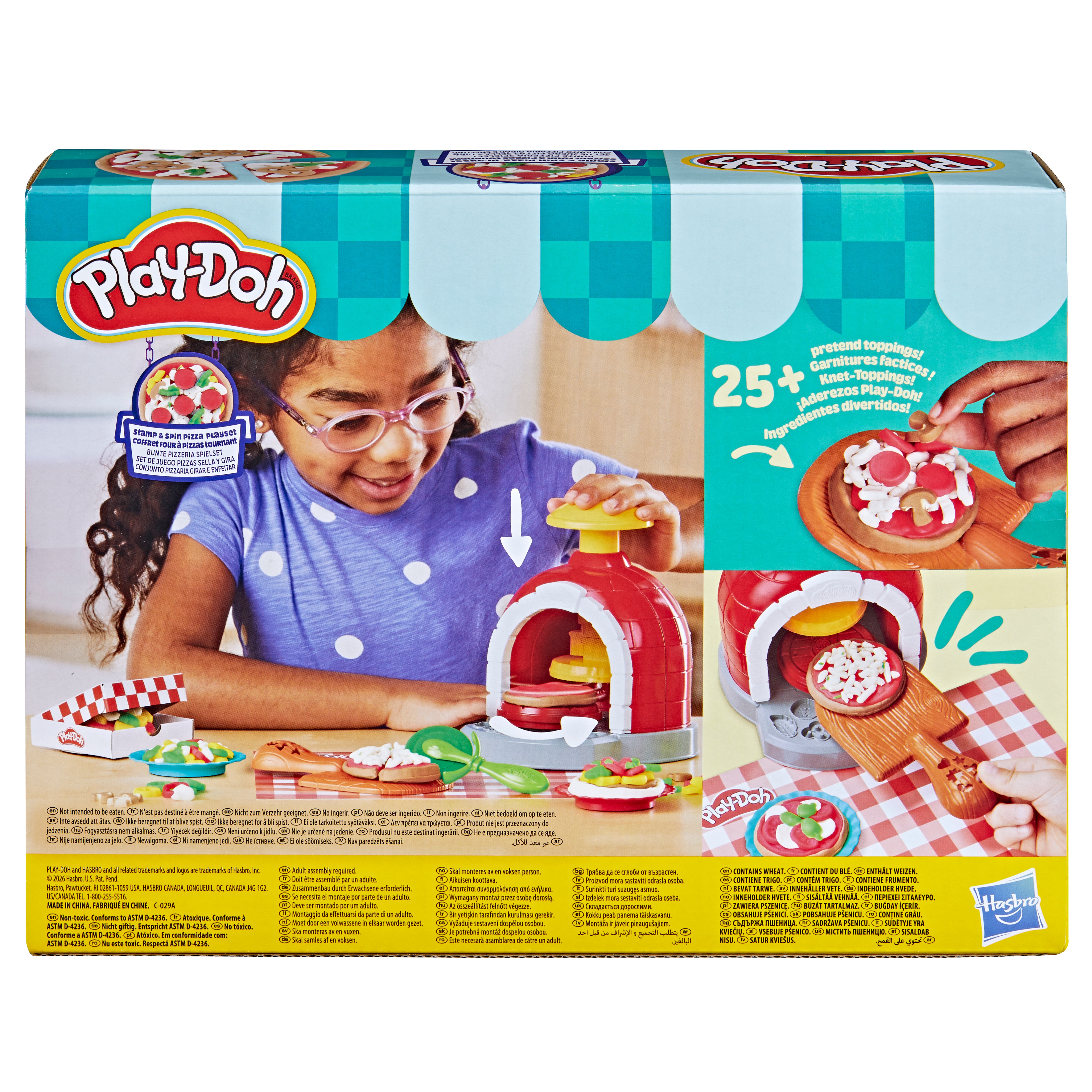 Play-Doh Stamp and Spin Pizza