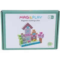 Mag&Play Building Cubes 2 cm 110 st Rosa