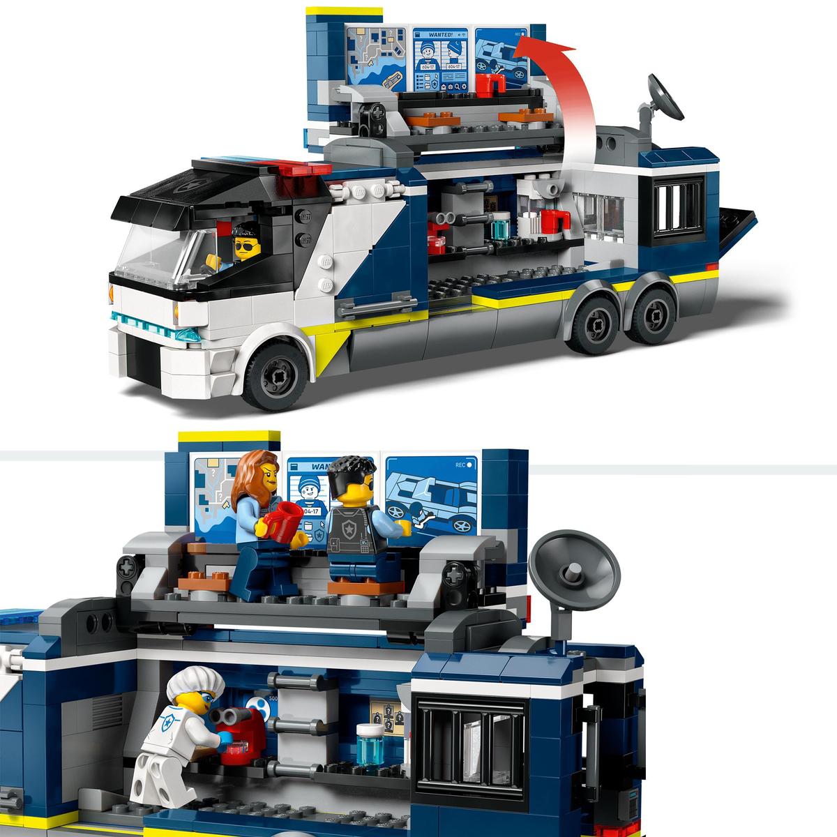 LEGO City 60418, Polisens mobila laboratoriebil