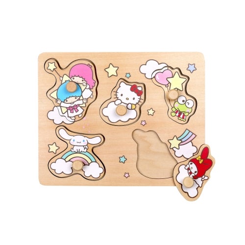 Hello Kitty Wooden Puzzle 5Pcs
