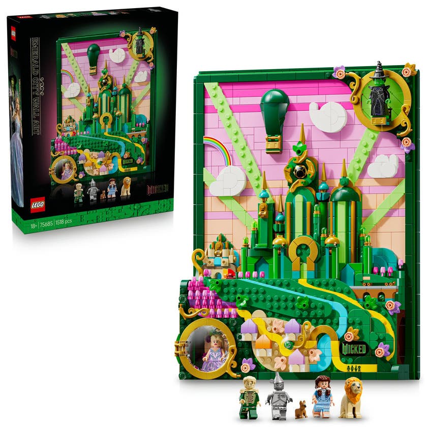 LEGO Wicked 75685, Emerald City – väggkonst