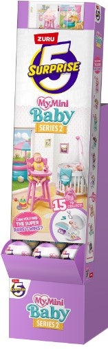 5 Surprise My Mini Baby Series 2,30pcs/Sidekick With base