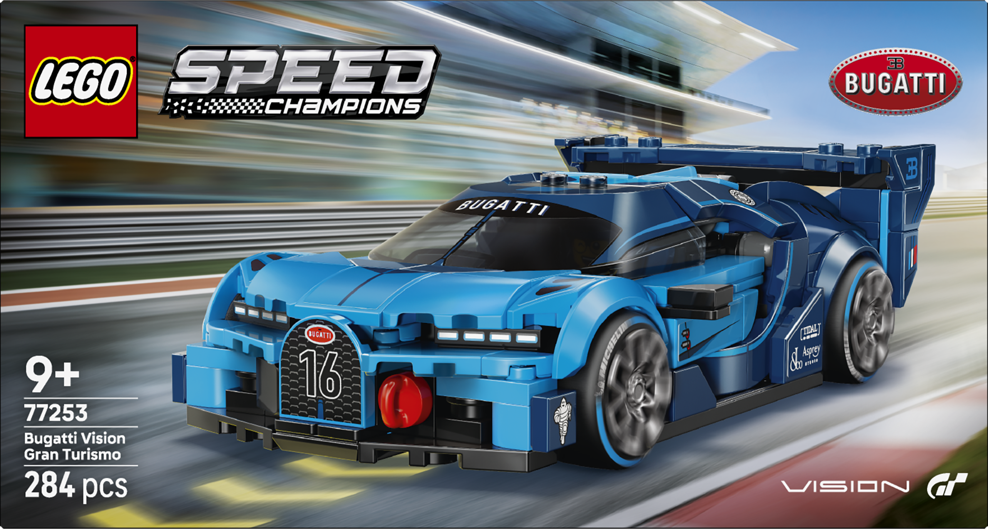 LEGO® Speed Champions Bugatti Vision Gran Turismo hypersportbil 77253