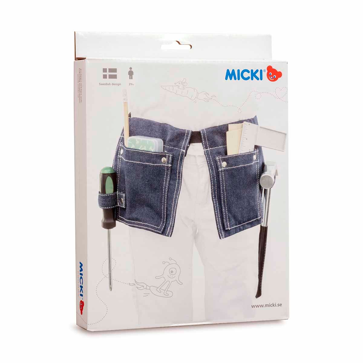 Micki, verktygsbälte m verktyg