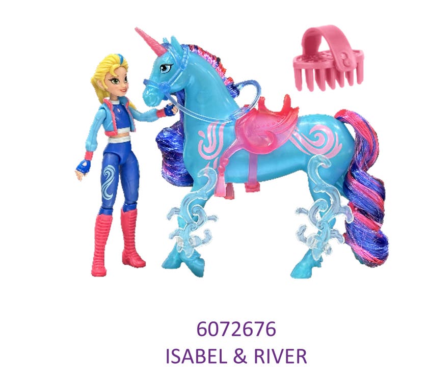 Unicorn Academy Doll & Unicorn V2 - Isabel & River
