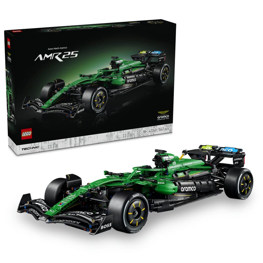 LEGO® Technic Aston Martin Aramco AMR25 F1® bil – Byggset för vuxna från 18 år – F1® fanprodukt 42240