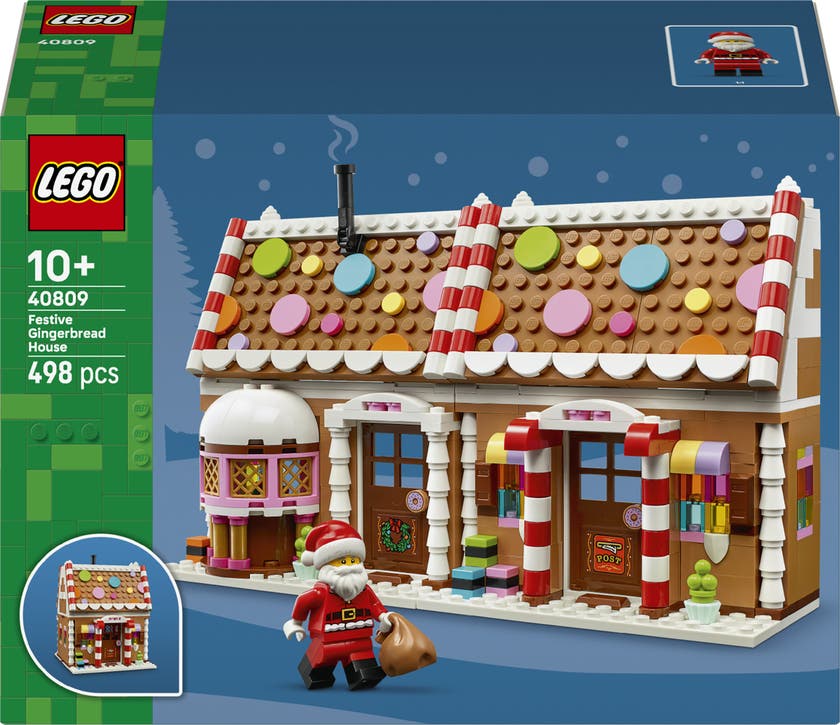 LEGO® Iconic Juligt pepparkakshus 40809