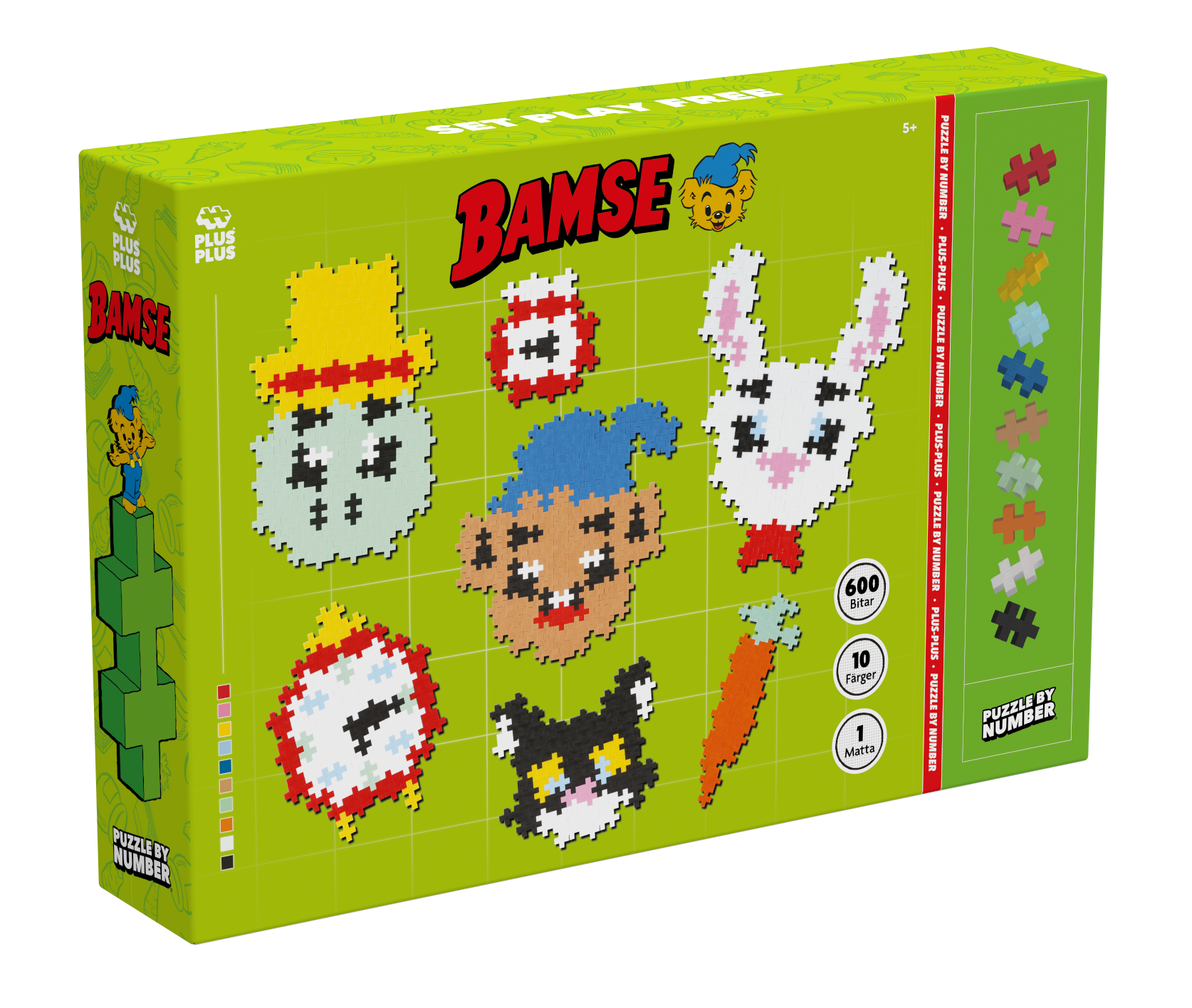Plus-Plus Bamse & vänner 600 stk