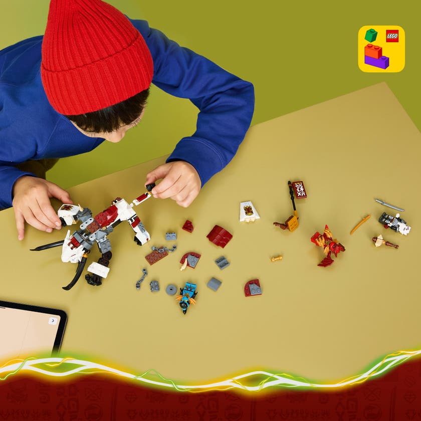 LEGO® NINJAGO® Zilvar och drakodjuret Grimtak 71863