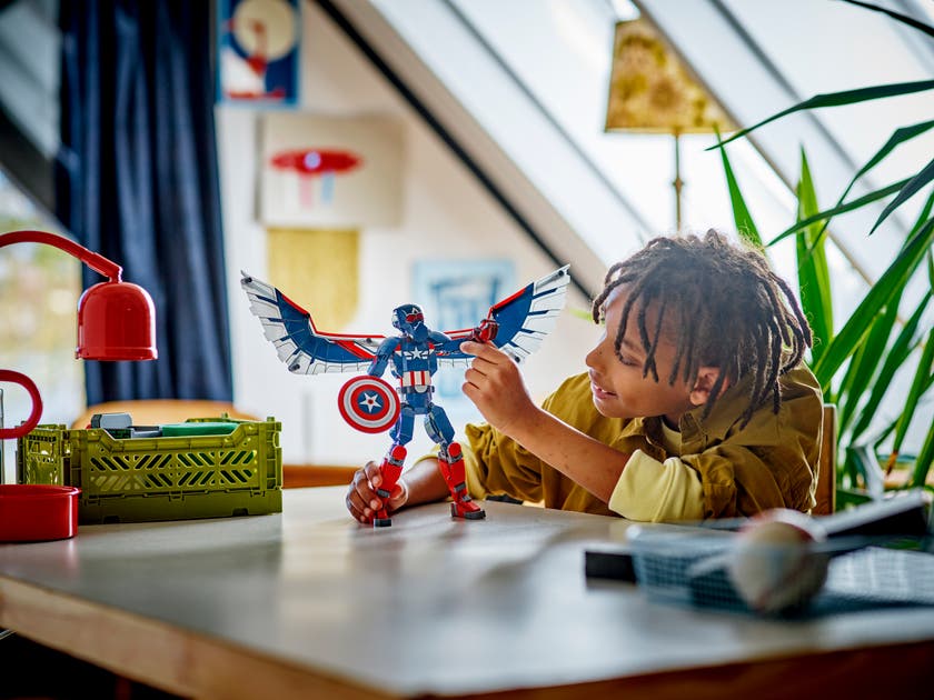 LEGO® Marvel Byggfigur – Nya Captain America Byggbar leksak 76296