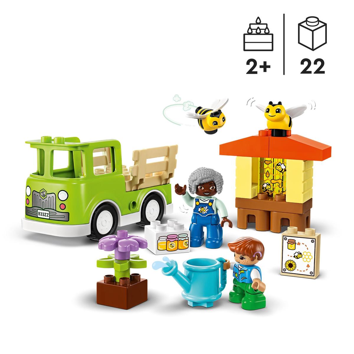 LEGO DUPLO Town 10419, Sköta om bin och bikupor