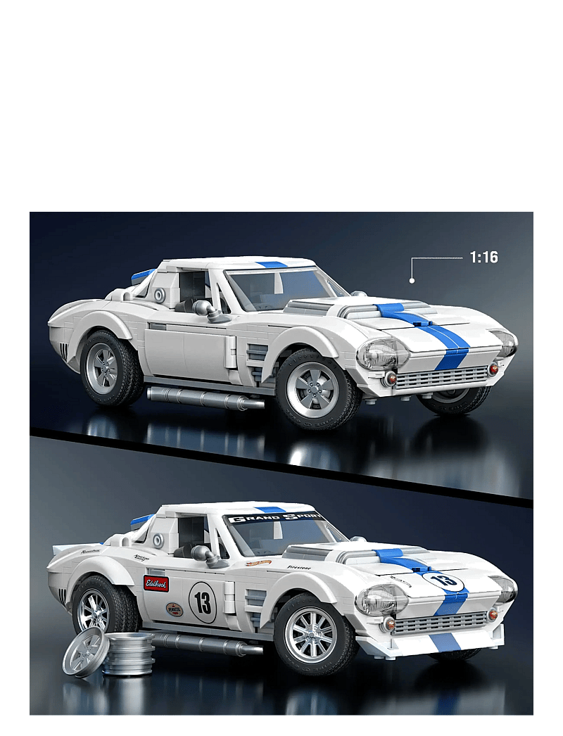 Hot Wheels Brick Shop Elite Series Corvette Sport