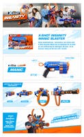 XSHOT Insanity Manic Blaster med 24 pilar