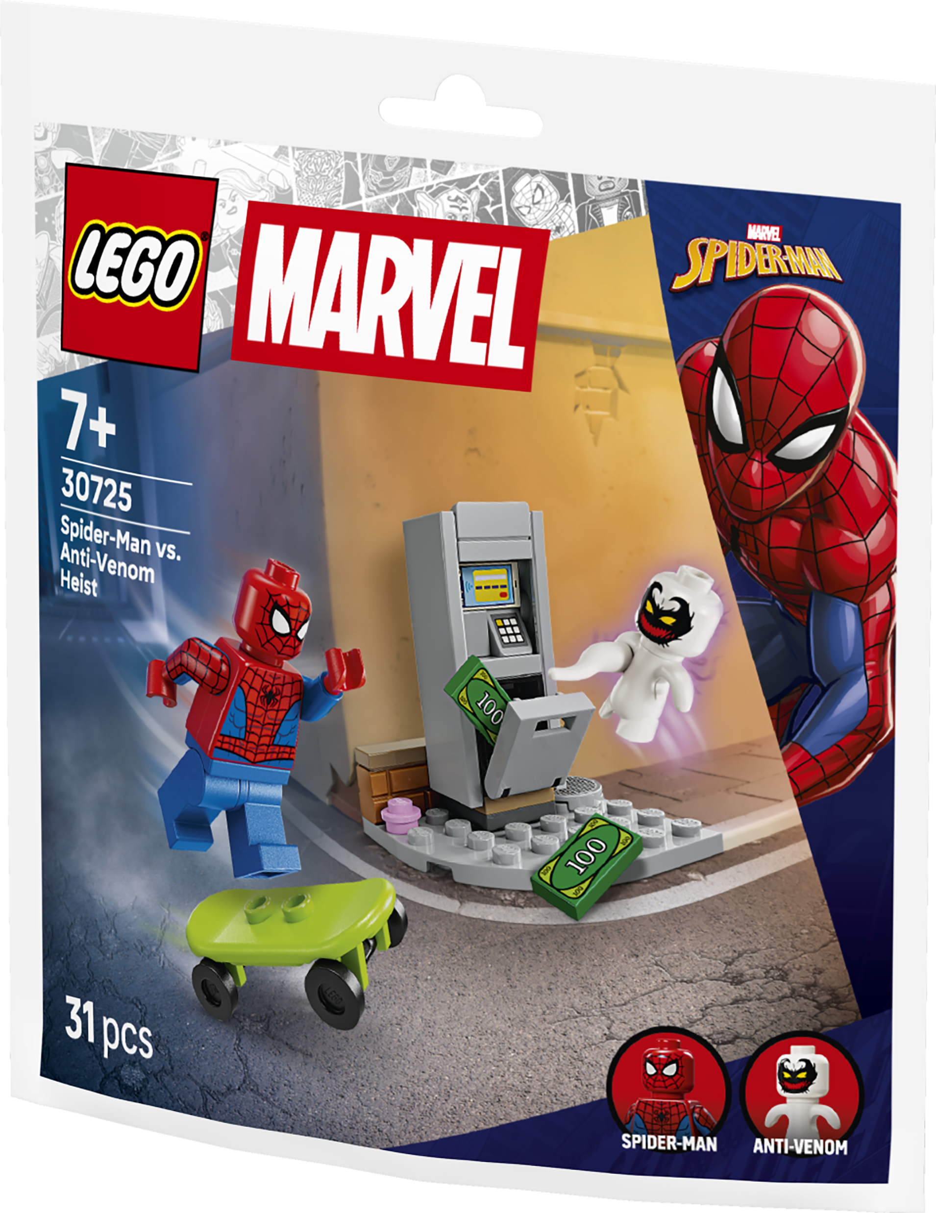 LEGO Spider-Man mot Anti-Venom – rån 30725