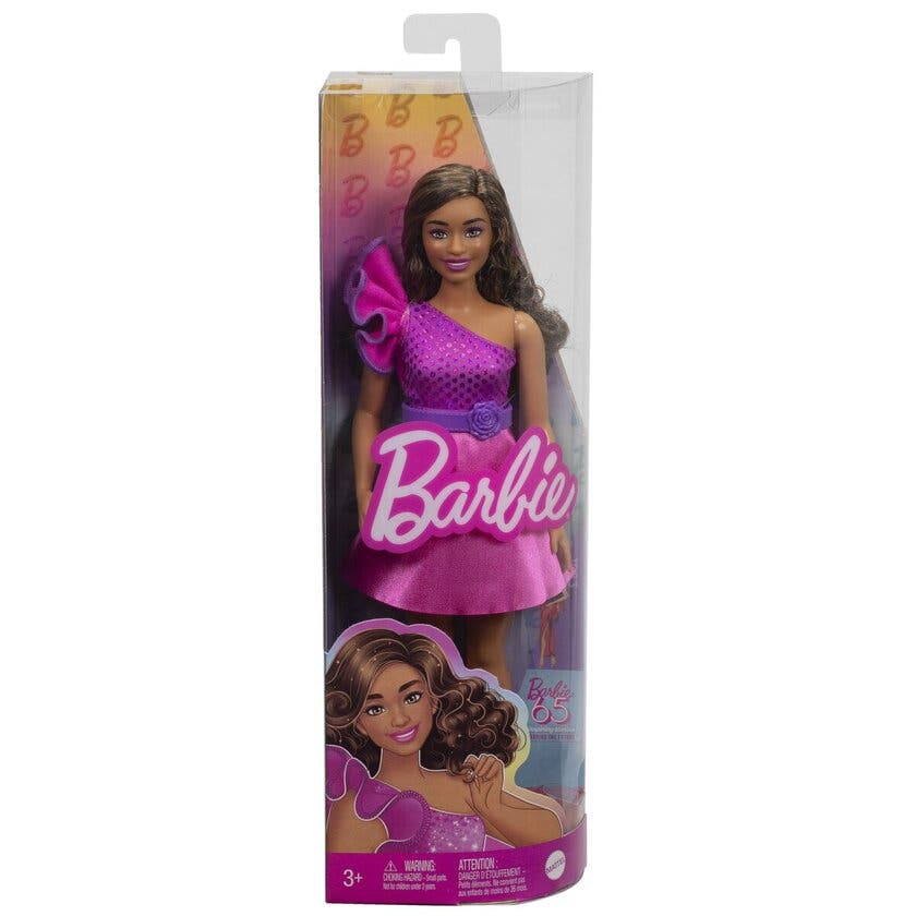 Barbie, Fashionista, Purple Ruffle