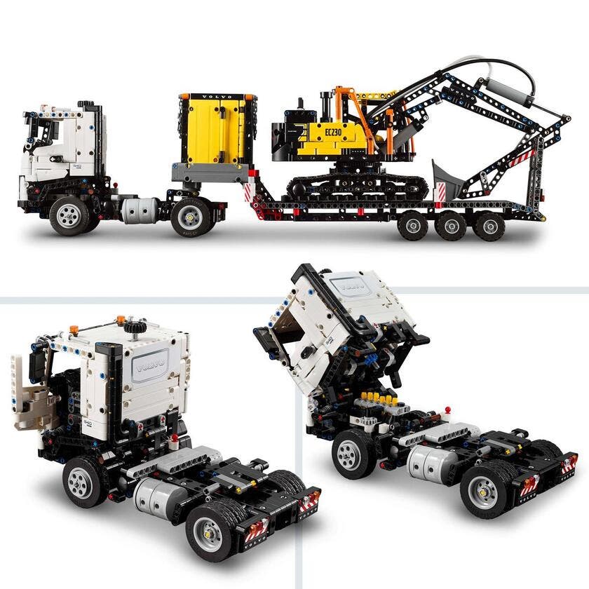 LEGO Technic 42175, Volvo FMX lastbil & EC230 elgrävmaskin