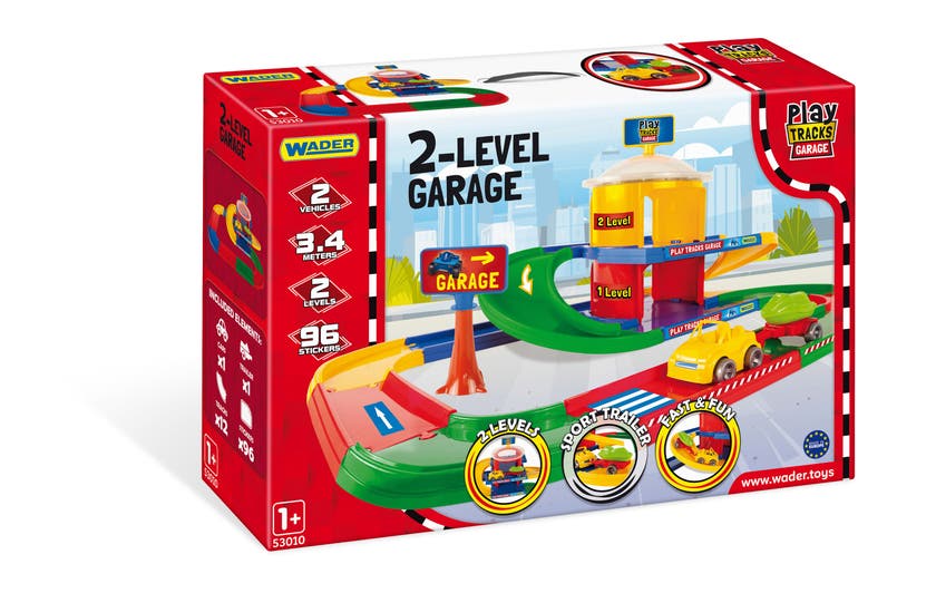 Wader Garage Play Track 2-Level