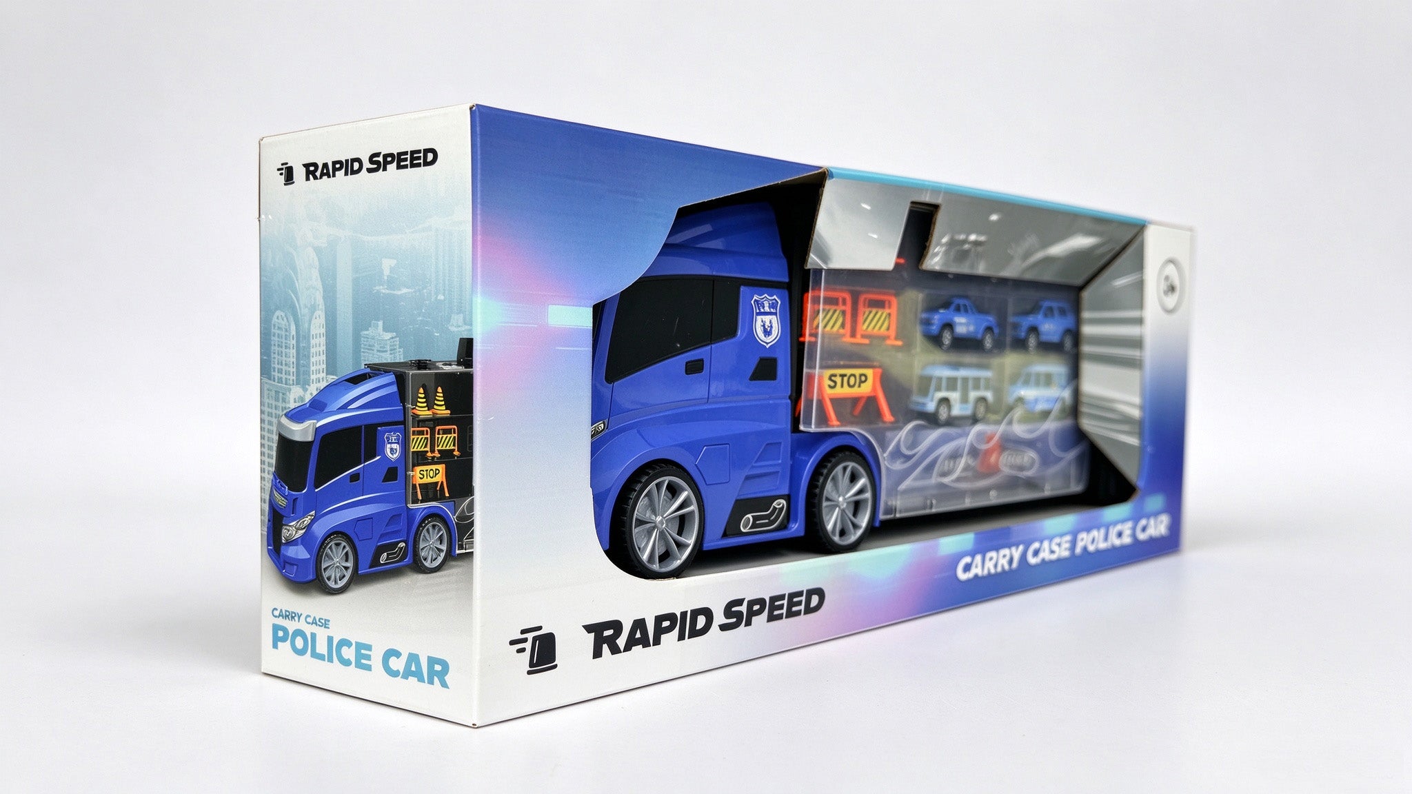 Rapid Speed - Truck med polisfordon & tilbehör
