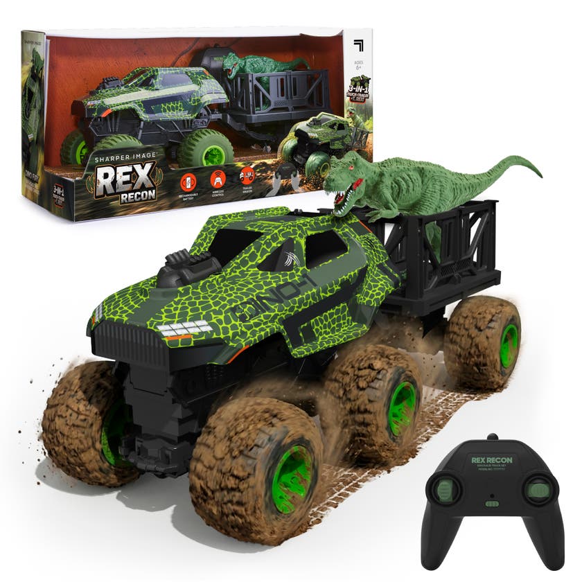 Sharper Image Rex Recon RC-lastbil med dinosaurie