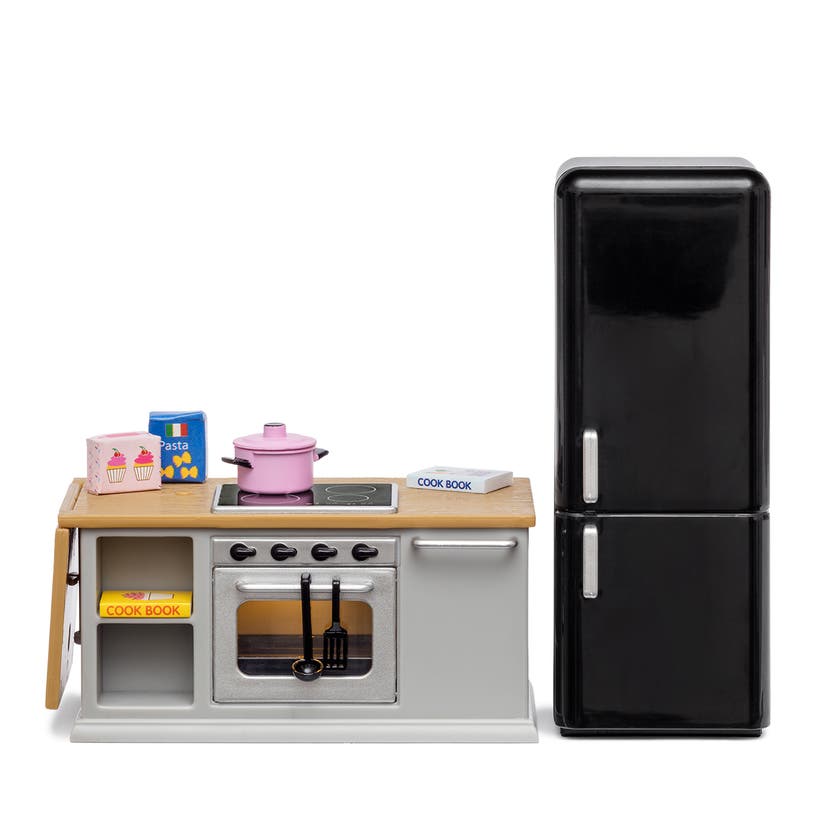 Lundby, Spis+Kylskåpsset Grå
