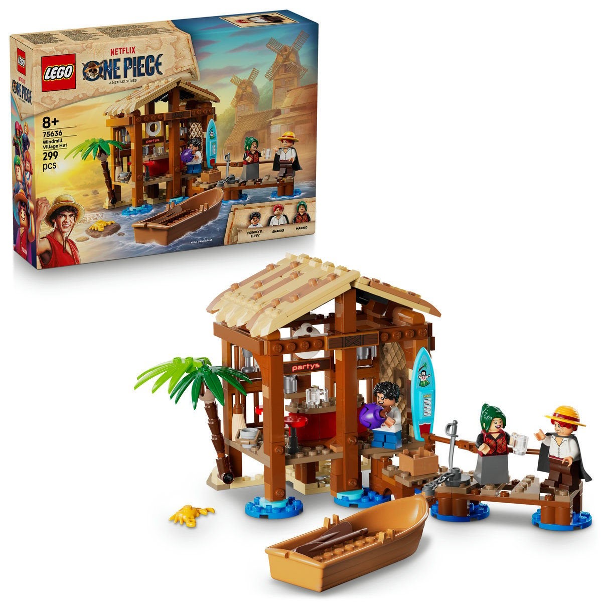 LEGO ONE PIECE 75636, Hydda i Väderkvarnsbyn