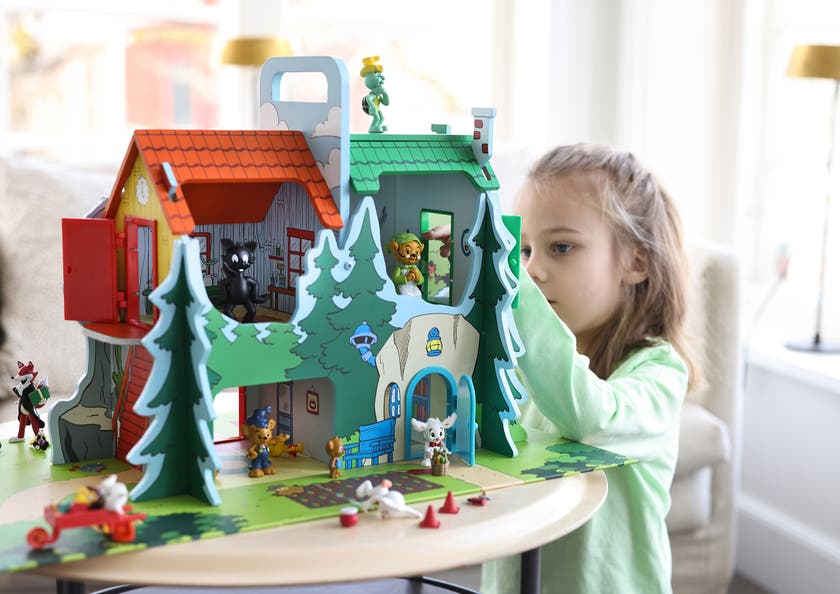 Bamses hus med Lekmatta