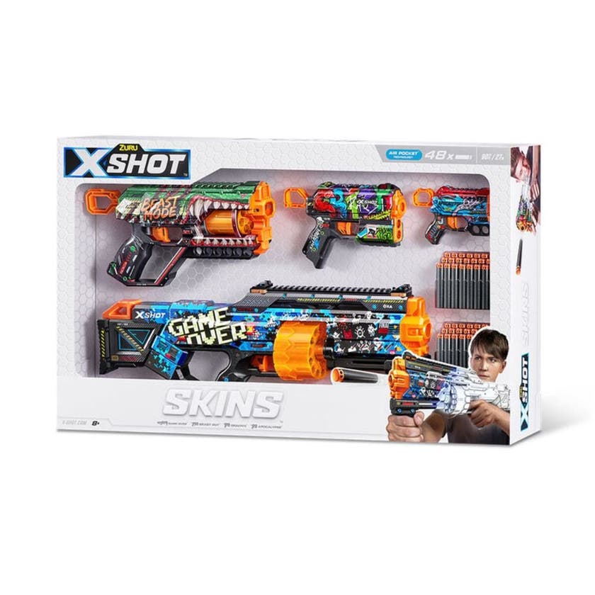 XSHOT Skins Mix Combo Last Stand, Griefer, Flux and Menace