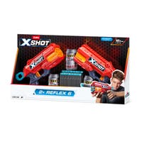 XSHOT Excel Combo Pack, 2 REFLEX 6 (3 Cans,16 Darts)