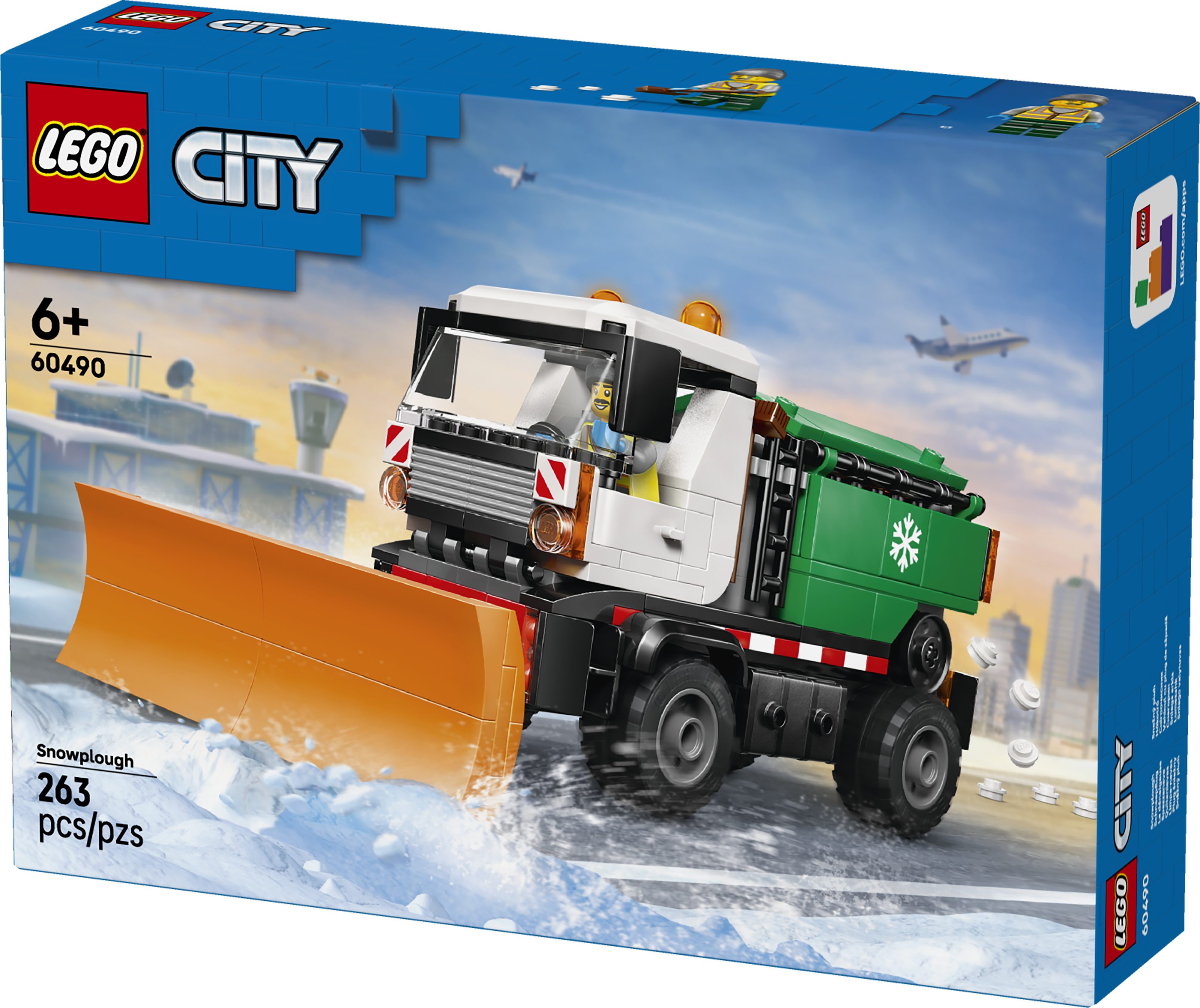 LEGO® City Snöplog Leksaksfordon med minifigur 60490