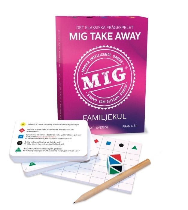 MIG Take Away Familjekul – Frågespel från 6 år