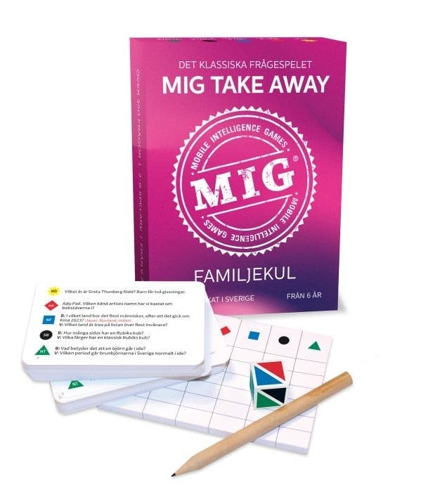 MIG Take Away Familjekul – Frågespel från 6 år