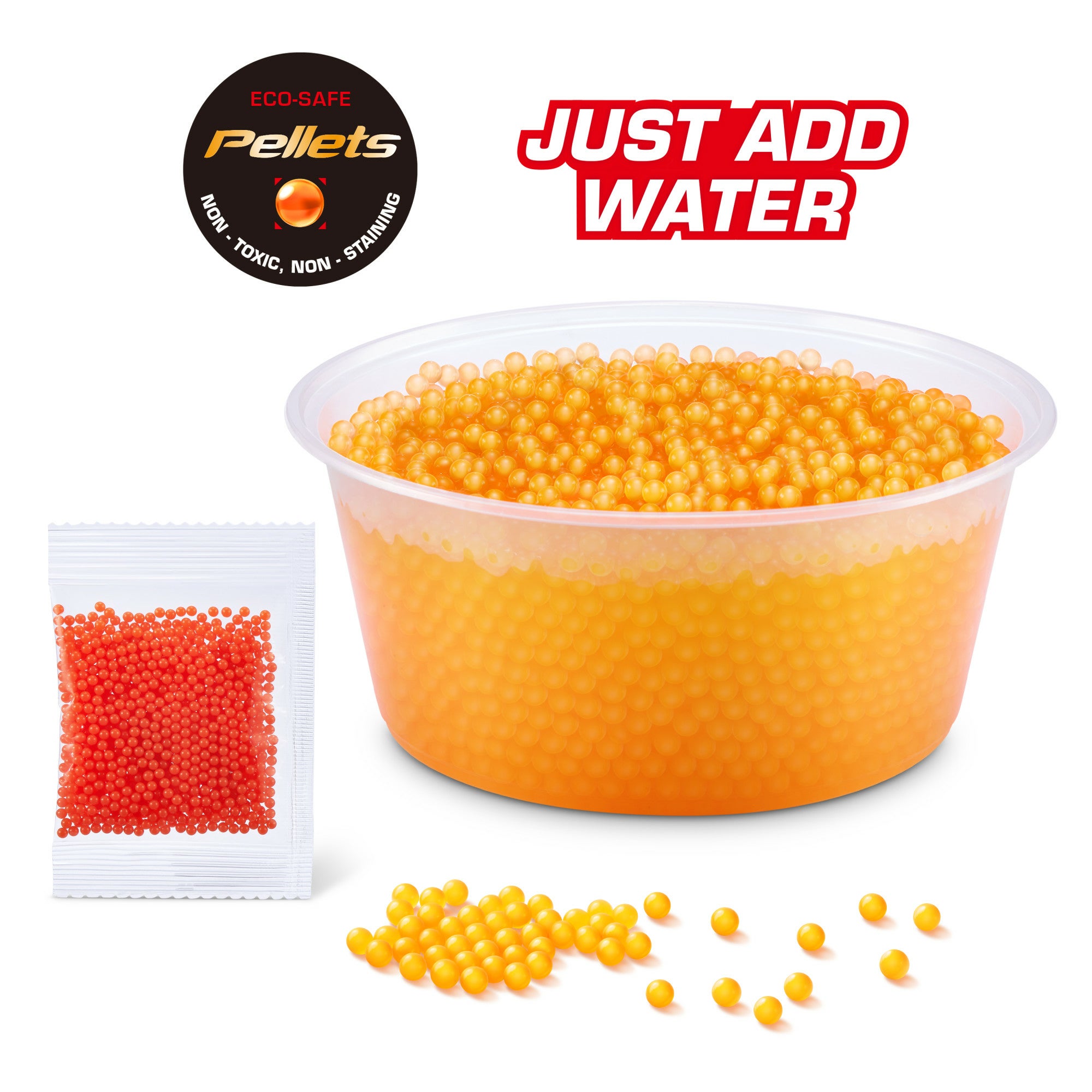 XSHOT Hyper Gel Clutch Blaster - 5,000 gelkulor