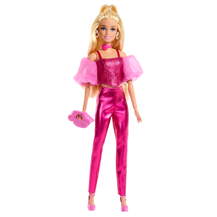 Barbie Deluxe Style-docka – Rosa Metallic