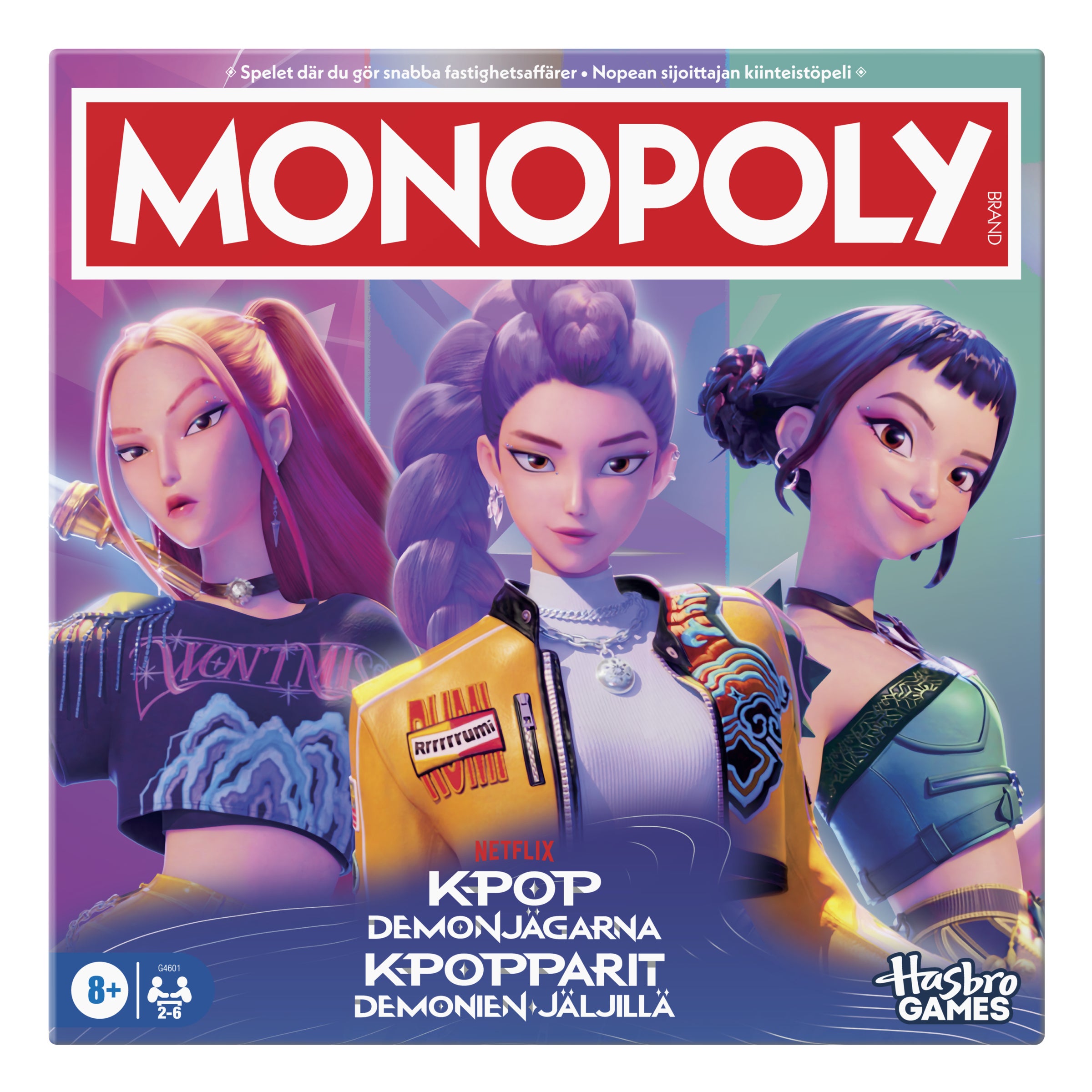 Hasbro Monopoly K-pop Demon Hunters