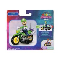 Super Mario Movie Luigi med motorcykel 2,5 tum
