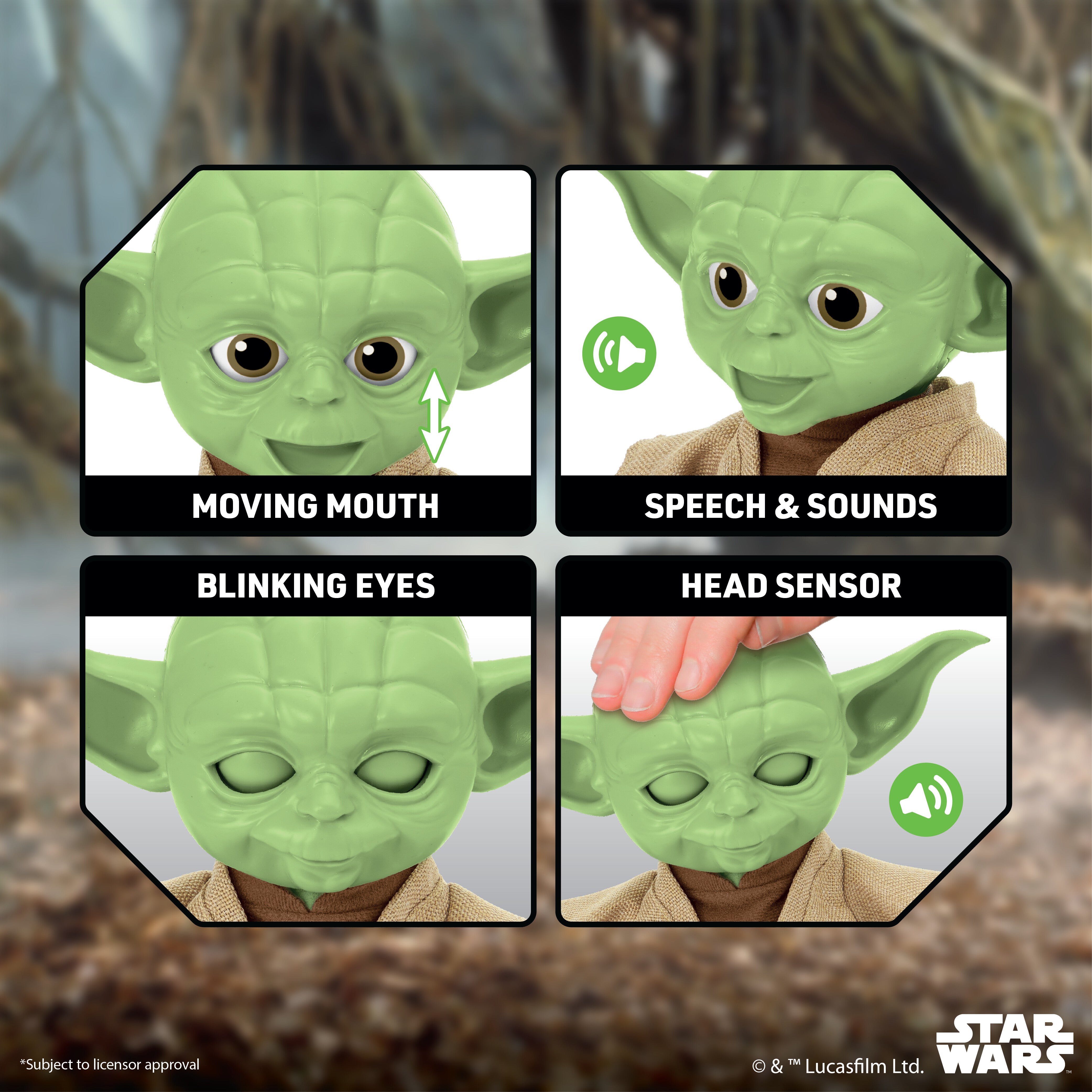 Star Wars Yoda Palm Puppetronic