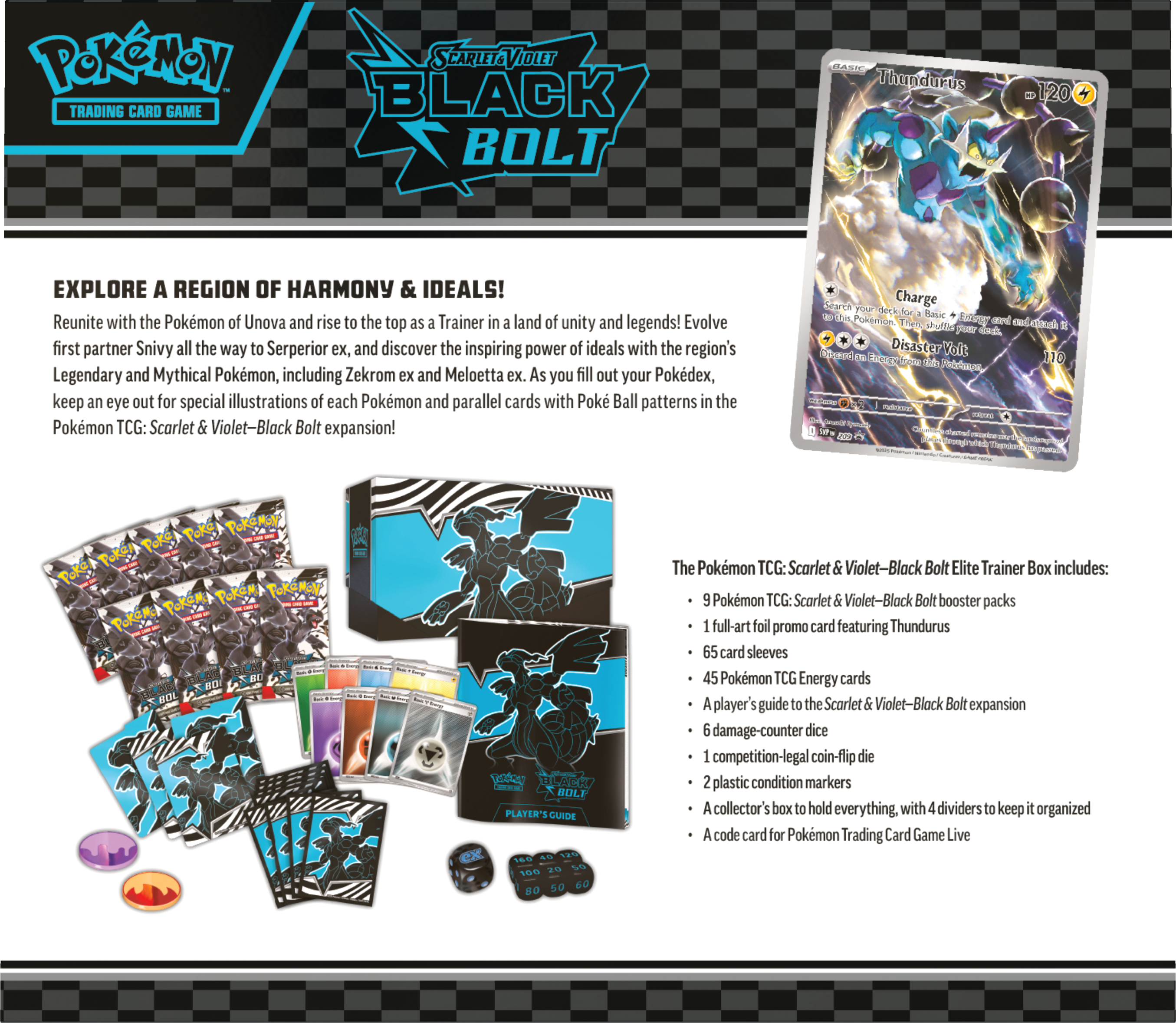 Pokémon, ZSV10.5 Black Bolt Elite Trainer Box