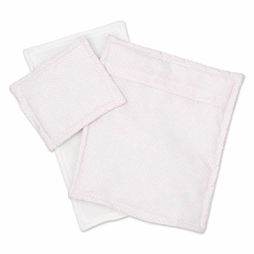 Skrållan, Litet bäddset 3-delar Rosa