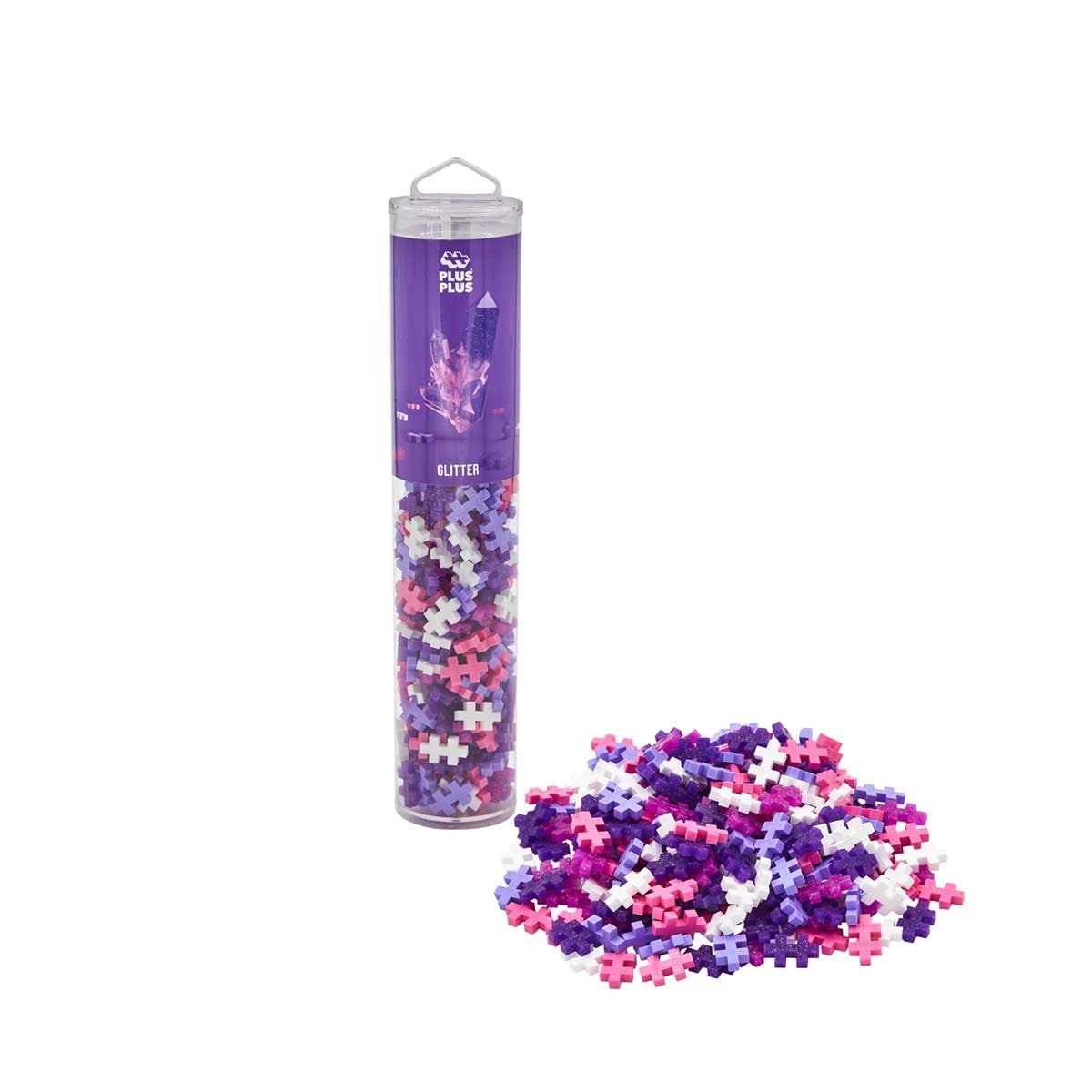 Plus-Plus Glitter mix / 240 pcs Tube