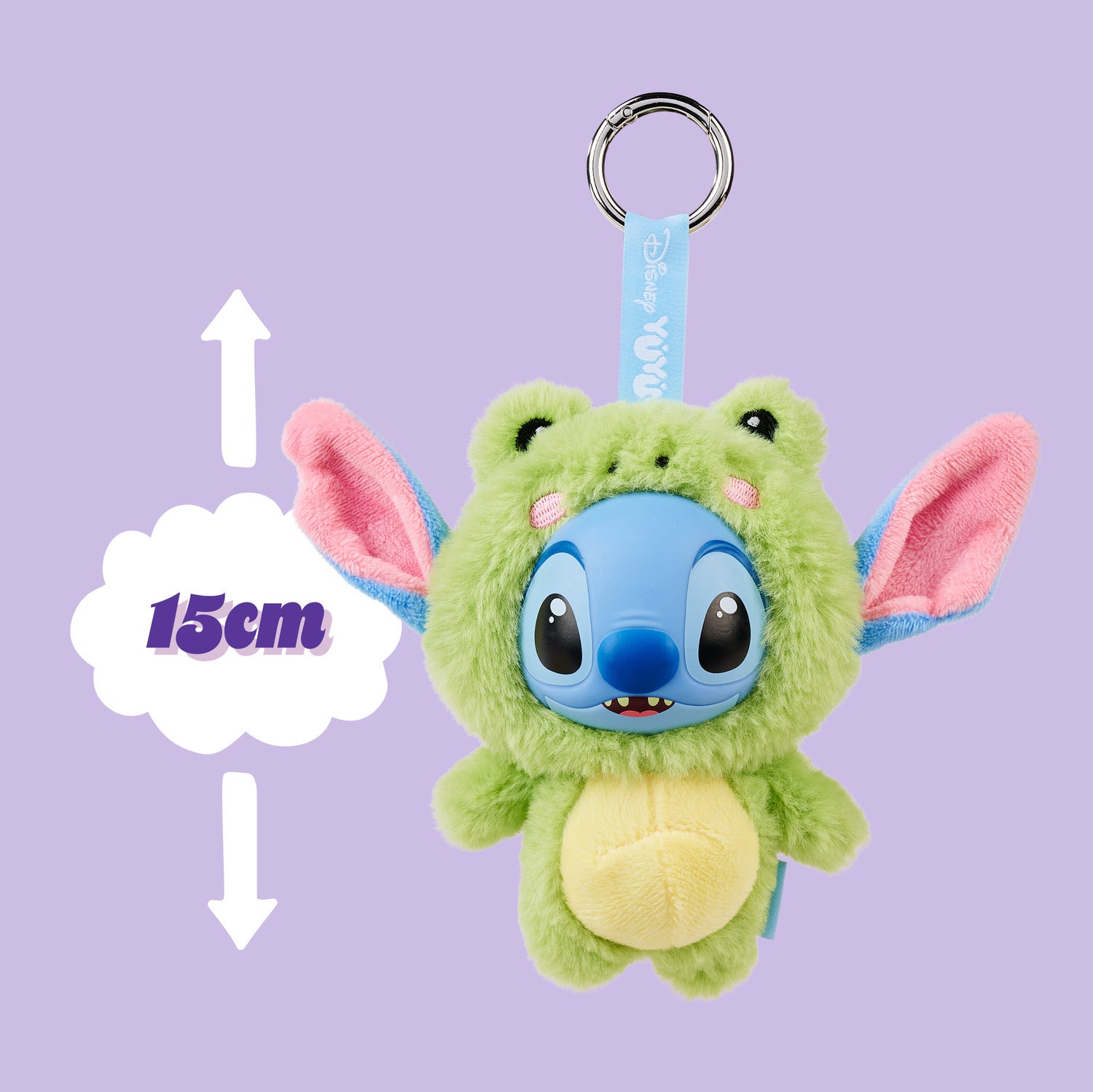 Disney YuYus Stitch Mystery Plush nyckelring 12 cm