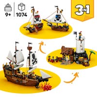 LEGO® Creator 3-i-1 Ikoniskt piratskepp 31387