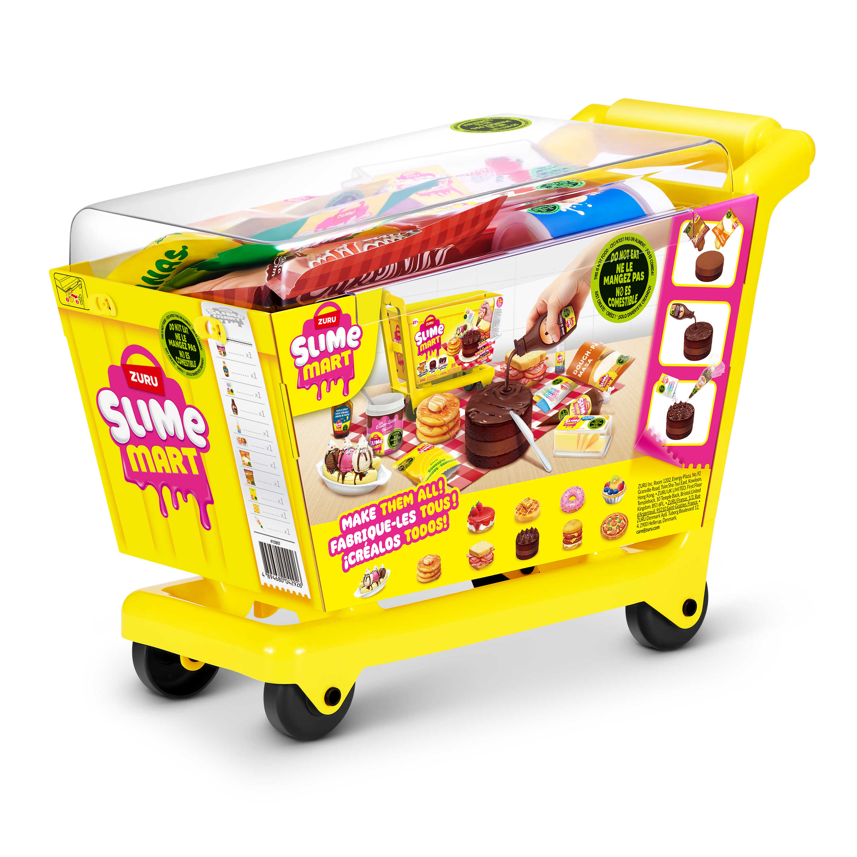 Slime mart – skapa realistisk mat av klämbart slime