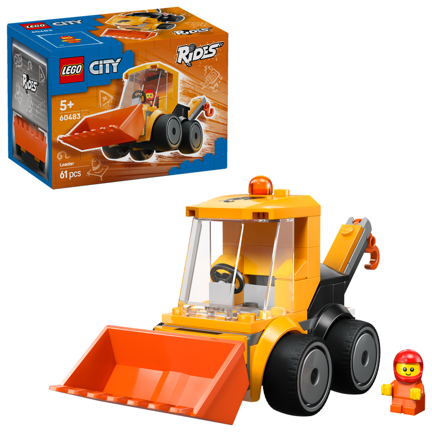 LEGO® City Fordon – hjullastare – Bygg- och lekset 60483